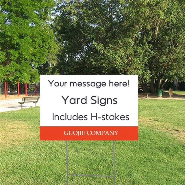 Outdoor Corflute Yard Signs