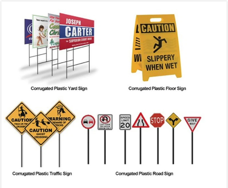 Waterproof Corrugated Plastic Sign Waterproof Corrugated Plastic Sign