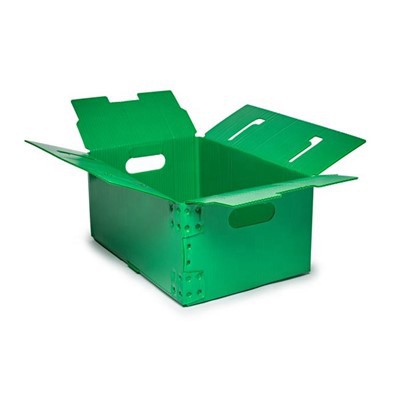 Kotak Plastik Beralun PP Kalis Air Lipat